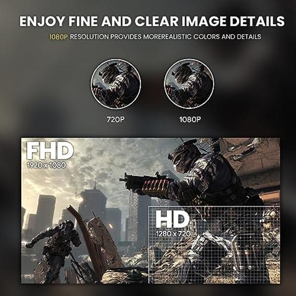 Monitor curvo para juegos CRUA de 27", FHD 1920x1080P, 144 Hz/180 Hz, pantalla VA 1800R, 120 % sRGB, AMD FreeSync, HDMI y DP, compatible con montaje en pared - Negro