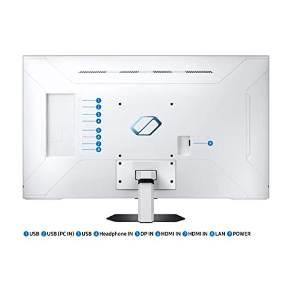 Monitor inteligente para juegos Samsung Odyssey Neo G7 Series 4K UHD de 43", 144 Hz, 1 ms, pantalla VESA HDR600, tecnología Quantum Matrix, AMD FreeSync Premium Pro, LS43CG702NNXZA