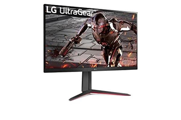 Monitor para juegos LG 32GN650-B Ultragear de 32" QHD (2560 x 1440), frecuencia de actualización de 165 Hz, MBR de 1 ms, HDR 10, gama cromática sRGB del 95 %, AMD FreeSync (negro)
