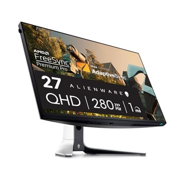 Monitor para juegos Alienware AW2723DF: pantalla QHD de 27 pulgadas (2560 x 1440) de 240 Hz (DP 1.4), tiempo de respuesta de 1 ms, NVIDIA G-Sync, modos OSD predefinidos, ajuste de 