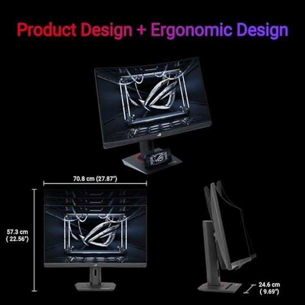 Monitor curvo para juegos ASUS ROG Strix de 32” 1440P USB-C HDR ...