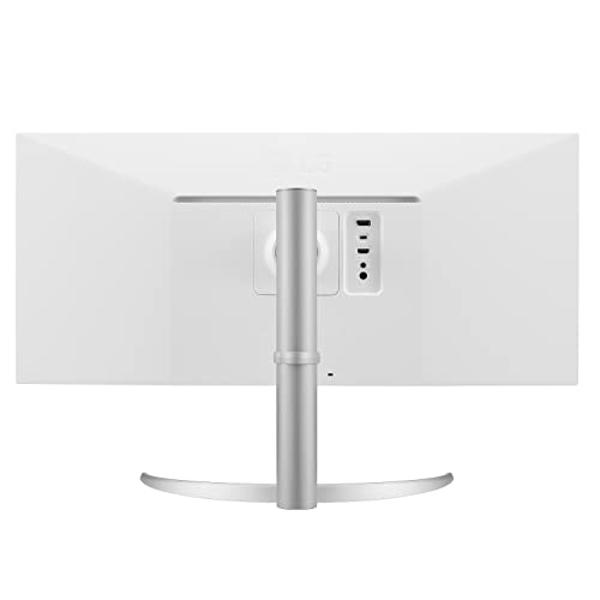 Monitor LG 34WQ650-W IPS UltraWide Full HD (2560 x 1080) de 34 pulgadas y 21:9, frecuencia de actualización de 100 Hz con gama cromática RGB del 99 %, VESA DisplayHDR 400, USB tipo