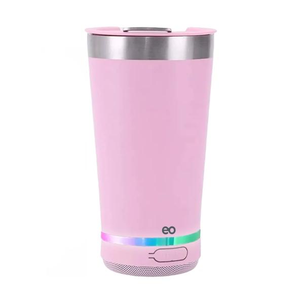 Termo Para Bocina Portátil Inoxidable Tapa Termo Rosa