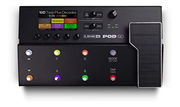 Líne 6 Pod Go Pedalera Multi Efectos Guitarra