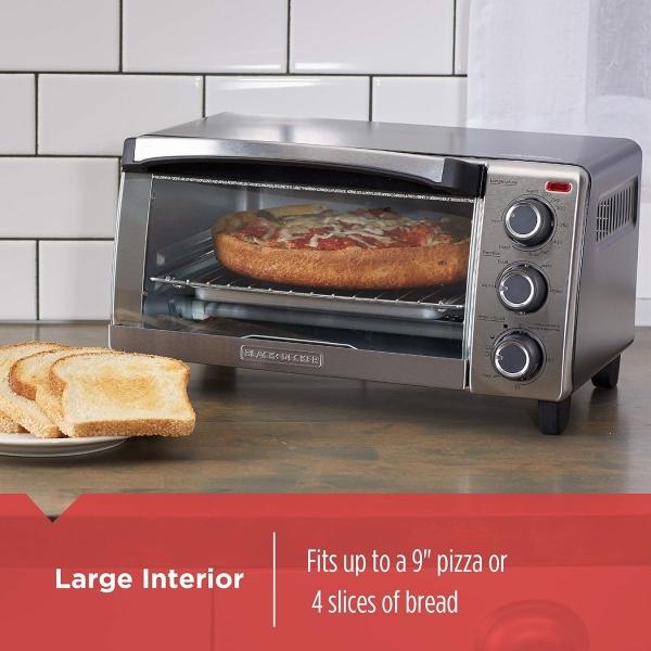Horno Eléctrico Convección Natural Black+Decker  4 Funciones 10L