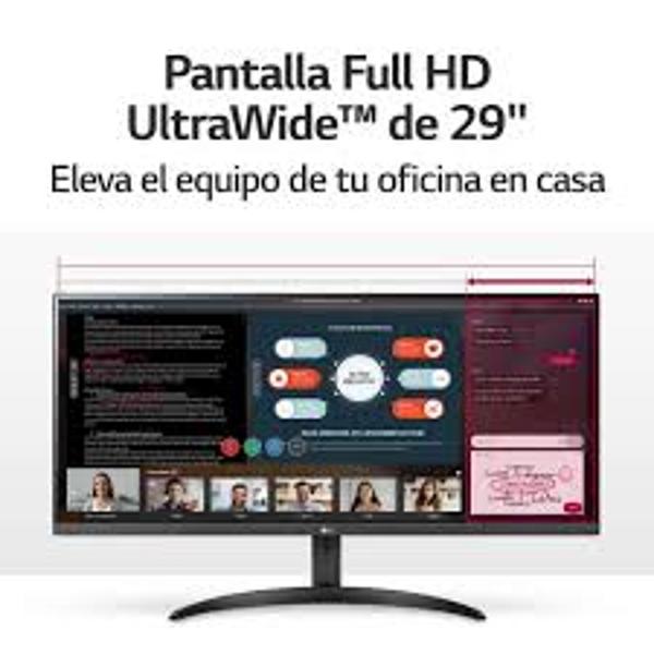 LG Monitor 29WQ500 IPS FHD(2560 x 1080) Multi tasks 29 Pulgadas Ultra Wide,100 Hz, 5 ms 