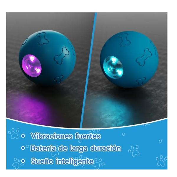 Juguetes Interactiva Pelota Automática Para Perro Movida Azul