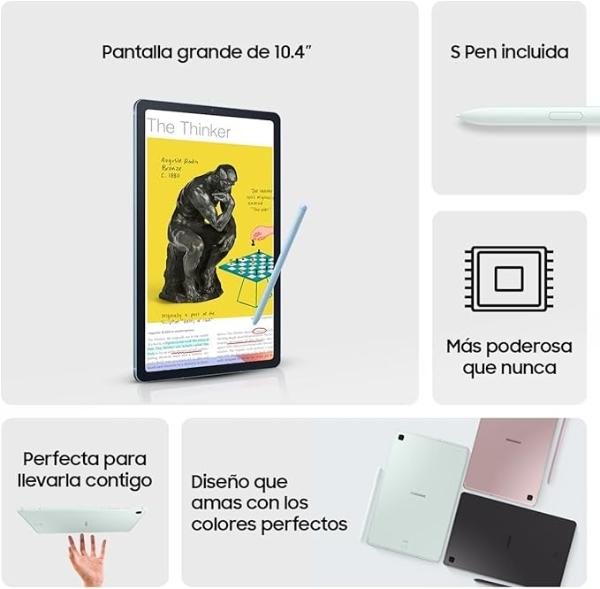 SAMSUNG Galaxy Tab S6 Lite Color Verde Claro RAM 4GB 128GB