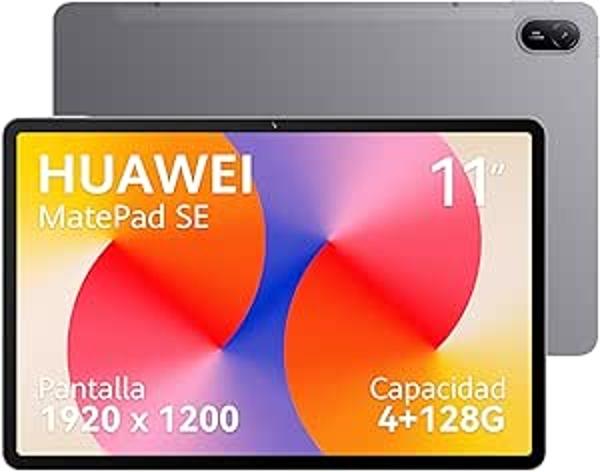 Huawei MatePad SE 11" WiFi, Tablet 4+128G, Pantalla FullView de 11”, SuperbaterIA