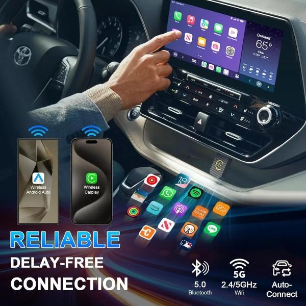 Adaptador Inalámbrico Carplay Android Auto 2 En 1