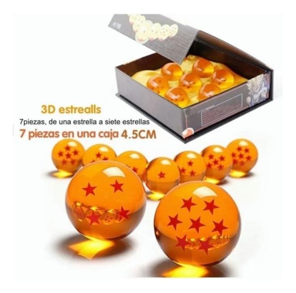 Esferas Del Dragón Caja De 7 Esferas De Dragon Ball Z Amarillo