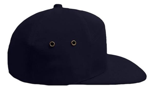 Gorras Plana Lisa Unitalla 7 Paneles Negro