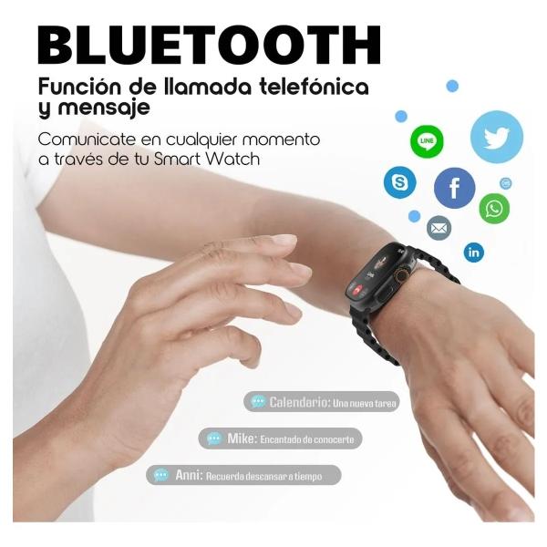 Reloj Inteligente Ultra 2 Smartwatch Función De Doble Toque