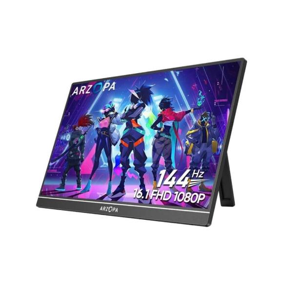Arzopa Z1fc Az16144 Monitor Gamer 16.1 144hz 127v Full Hd Color Negro