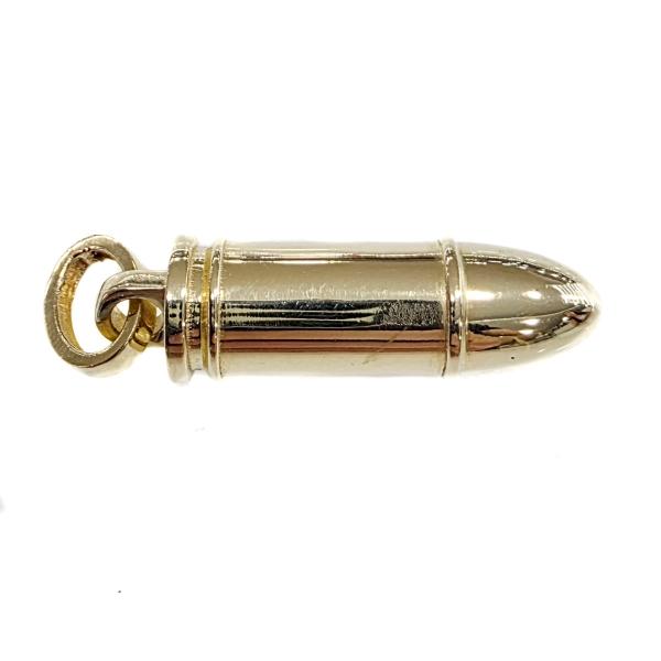 Dije Bala De Oro 10k Porta Ceniza Con Cuchara Amarillo