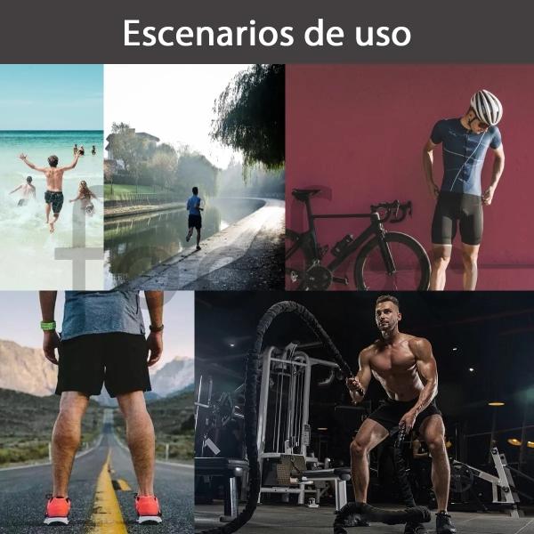 3p Licra Deportiva Shorts Gym Short Compresión Bolsa Celular Negro Blanco Gris