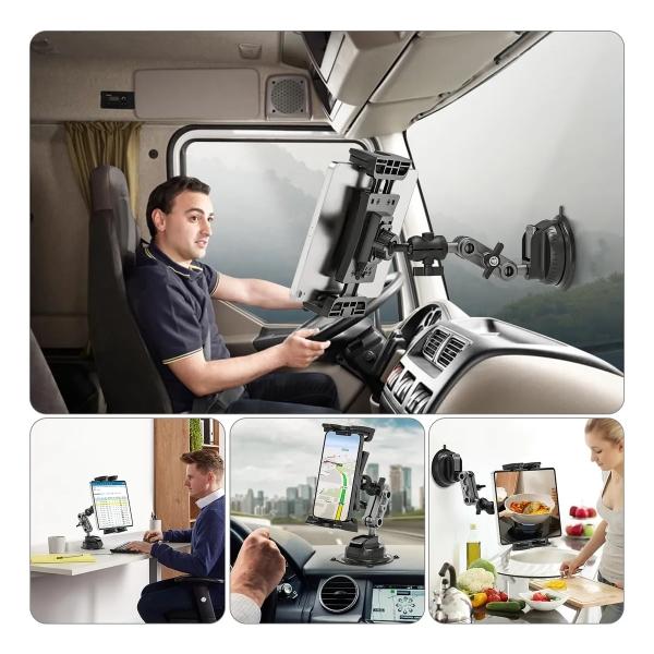 Soporte Pared Ajustable Tablet iPad Para Cocina Escritorio