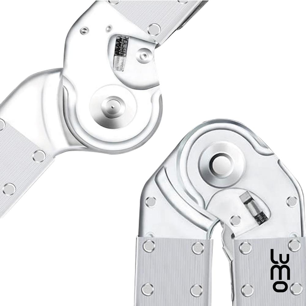 Escalera Multiposiciones 8 en 1 Plataformas 12 Peldaños Alum