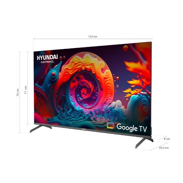 Pantalla LED Hyundai HYLED5524G4KM 55" Smart TV UHD 4K Google TV
