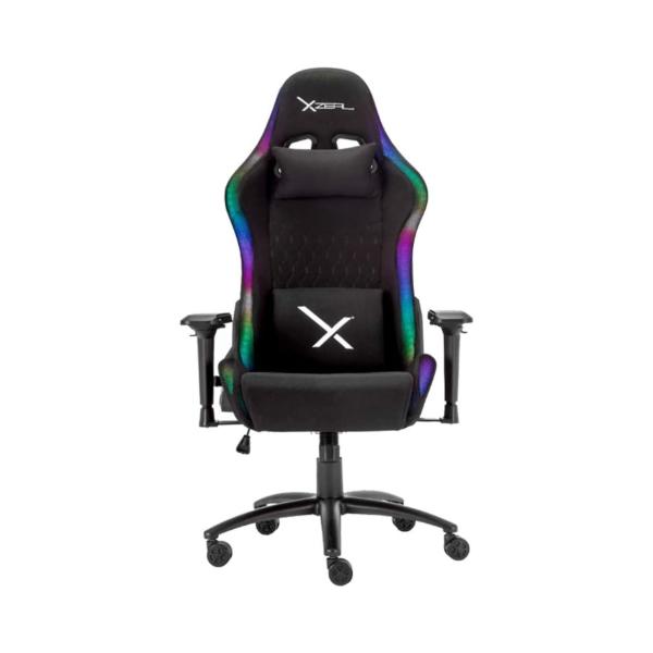 Silla Gamer Stylos Xzeal XZ15 RGB Brazo 4D Ajustable Color Negro