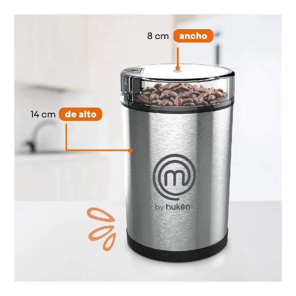 Molino Para Cafe Electrico Masterchef MK-CG-SS Acero Inoxi