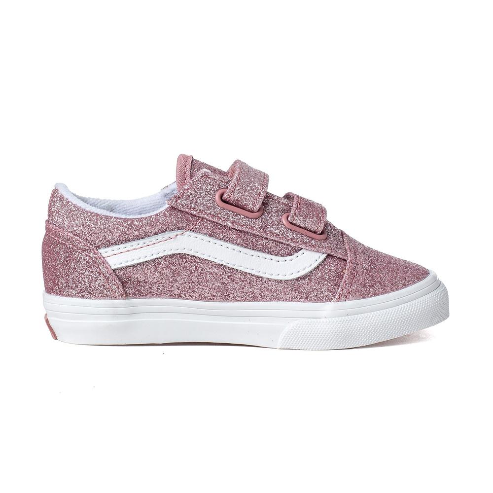 Tenis Vans Old Skool V TD - 09RCFSL - Rosa - Bebes