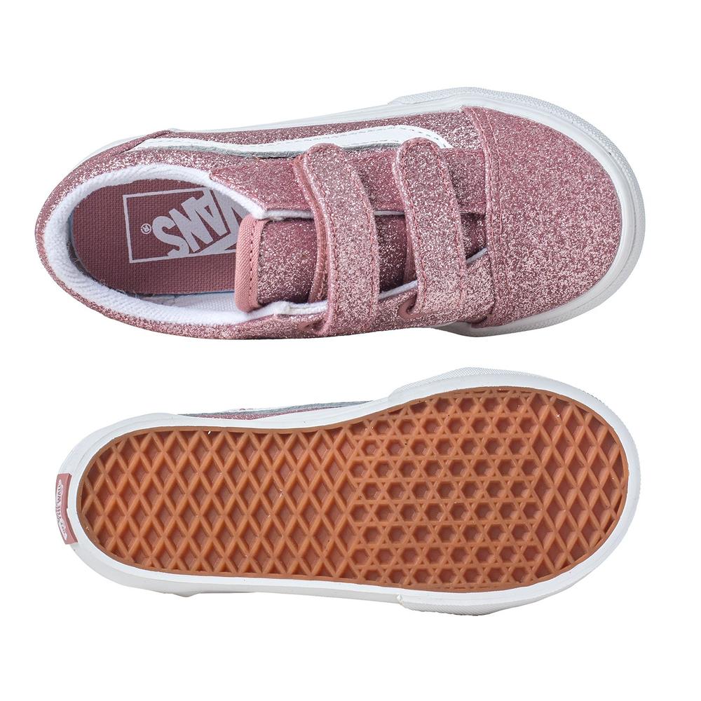 Tenis Vans Old Skool V TD - 09RCFSL - Rosa - Bebes