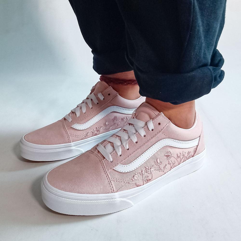 Tenis Vans Old Skool - 0D6WO3N - Rosa - Mujer