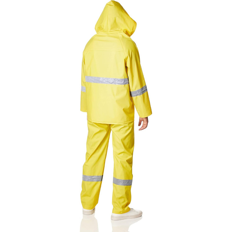Traje impermeable C/Cintas Reflejantes Amarillo 2 Pz Surtek