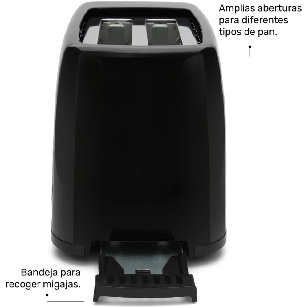 TOSTADOR TAURUS LUCERNA 6 AJUSTES DE TEMPERATURA NEGRO