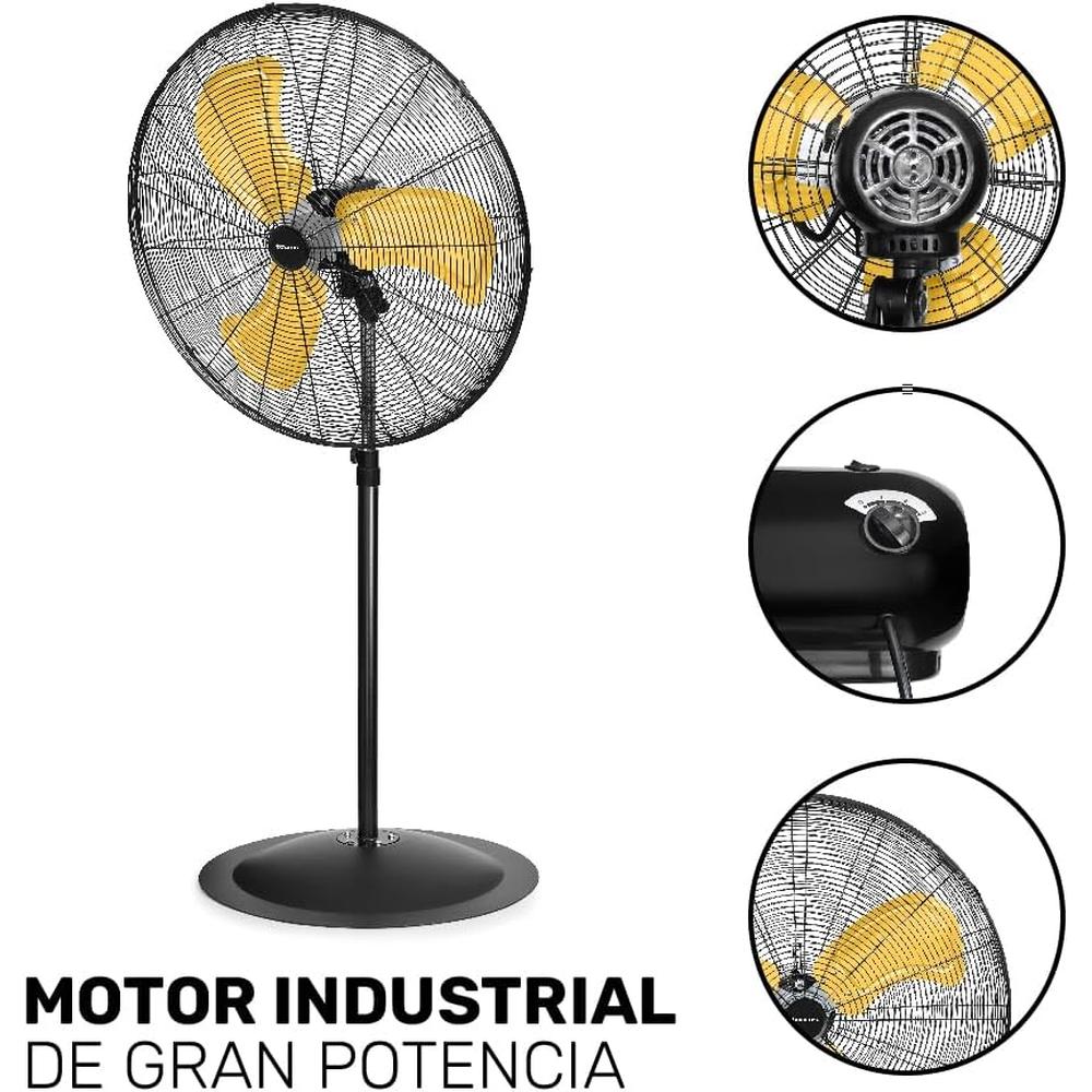 VENTILADOR PEDESTAL INDUSTRIAL TAURUS TSUNAMI 30 PUL 3 VEL