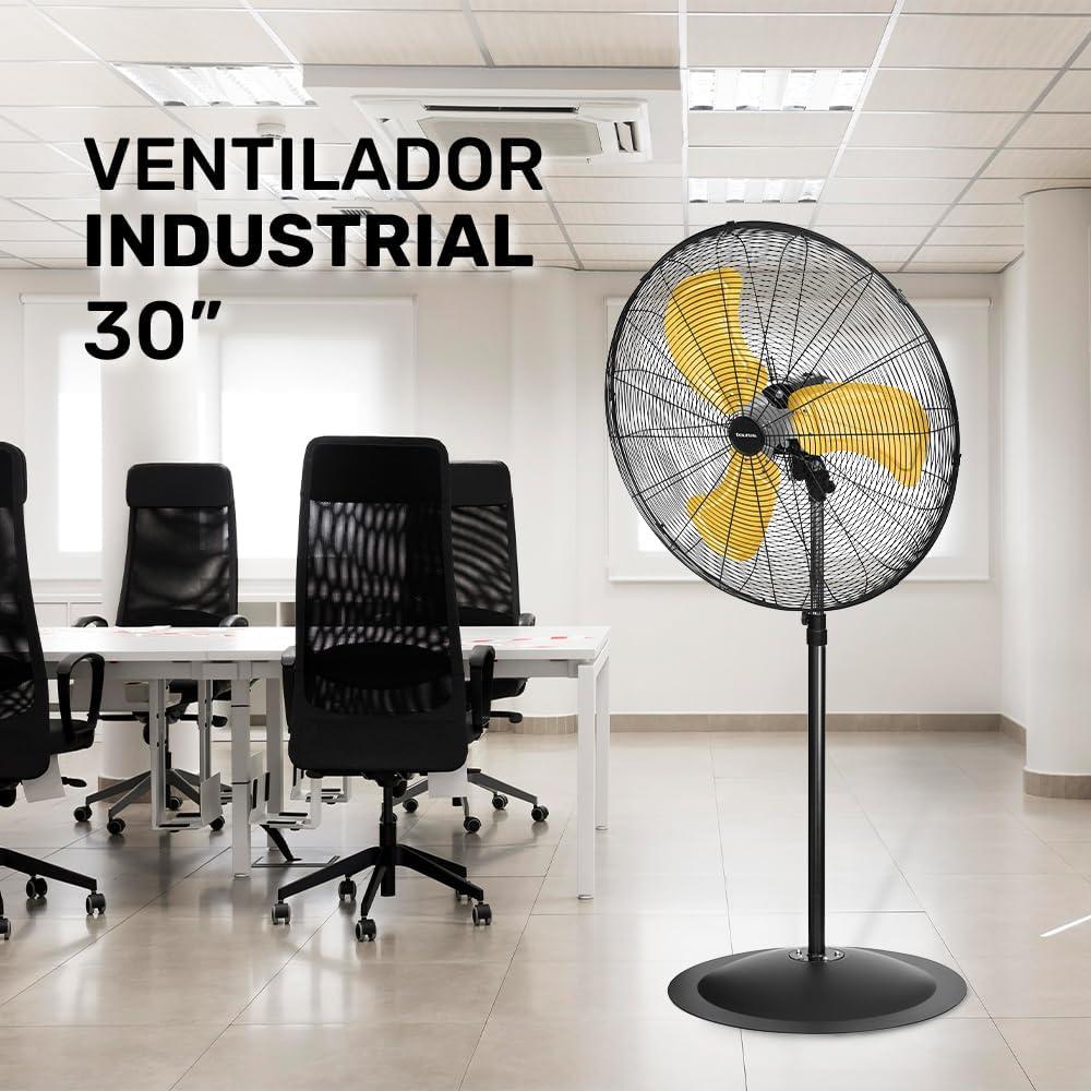 VENTILADOR PEDESTAL INDUSTRIAL TAURUS TSUNAMI 30 PUL 3 VEL