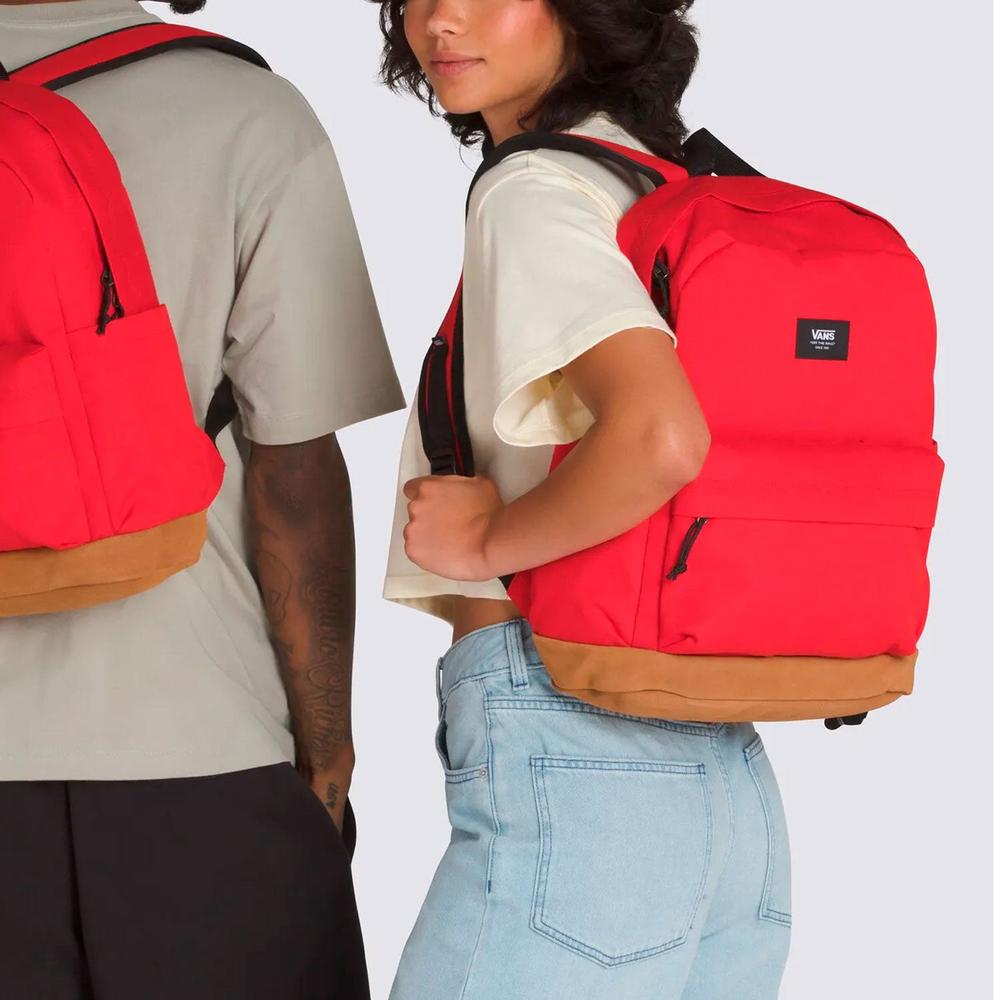 Mochila Vans Old Skool - 0HRJEAZ - Rojo - Unisex