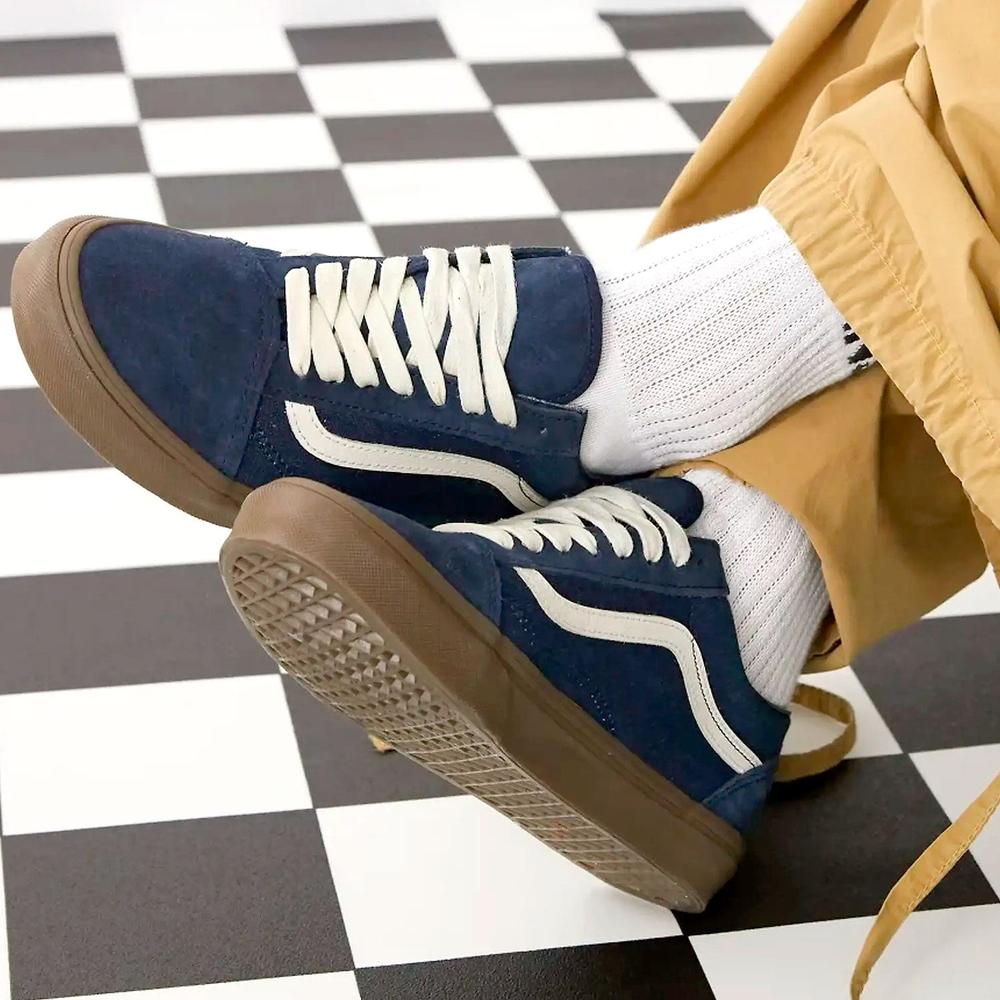 Tenis Vans Old Skool - 2Z42NVY - Azul Marino - Hombre