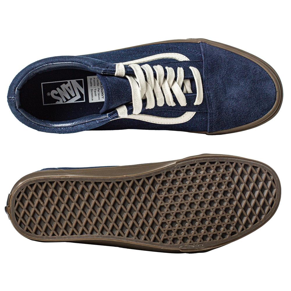 Tenis Vans Old Skool - 2Z42NVY - Azul Marino - Hombre