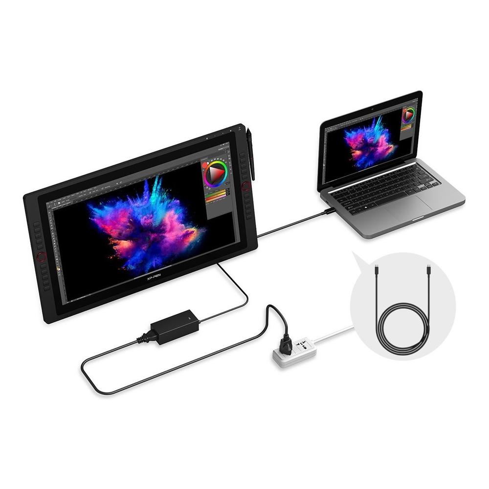 Tableta Grafica Con Pantalla Artist 24 Pro 24 Negra Xp-Pen