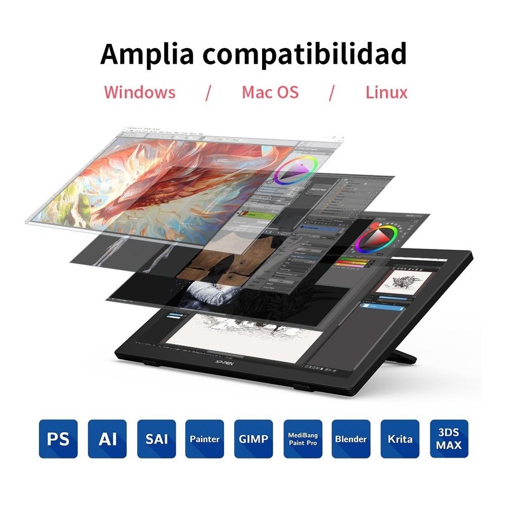 Tableta Gráfica Artist 24 Qhd Con Pantalla 2K Xp-Pen