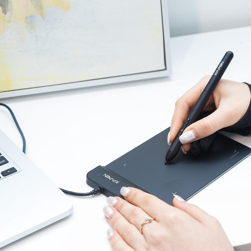 Tableta Digitalizadora Con 4 Piezas Star G430S Black Xp-Pen