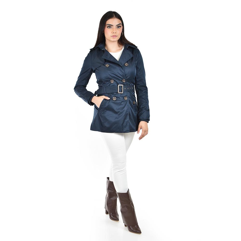 Gabardina de doble botonadura Roman Fashion /Juvenil, 6749 (Azul marino)