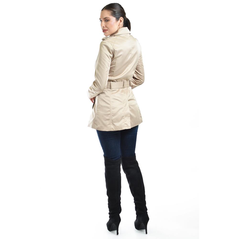 Gabardina de doble botonadura Roman Fashion /Juvenil, 6749 (Beige)