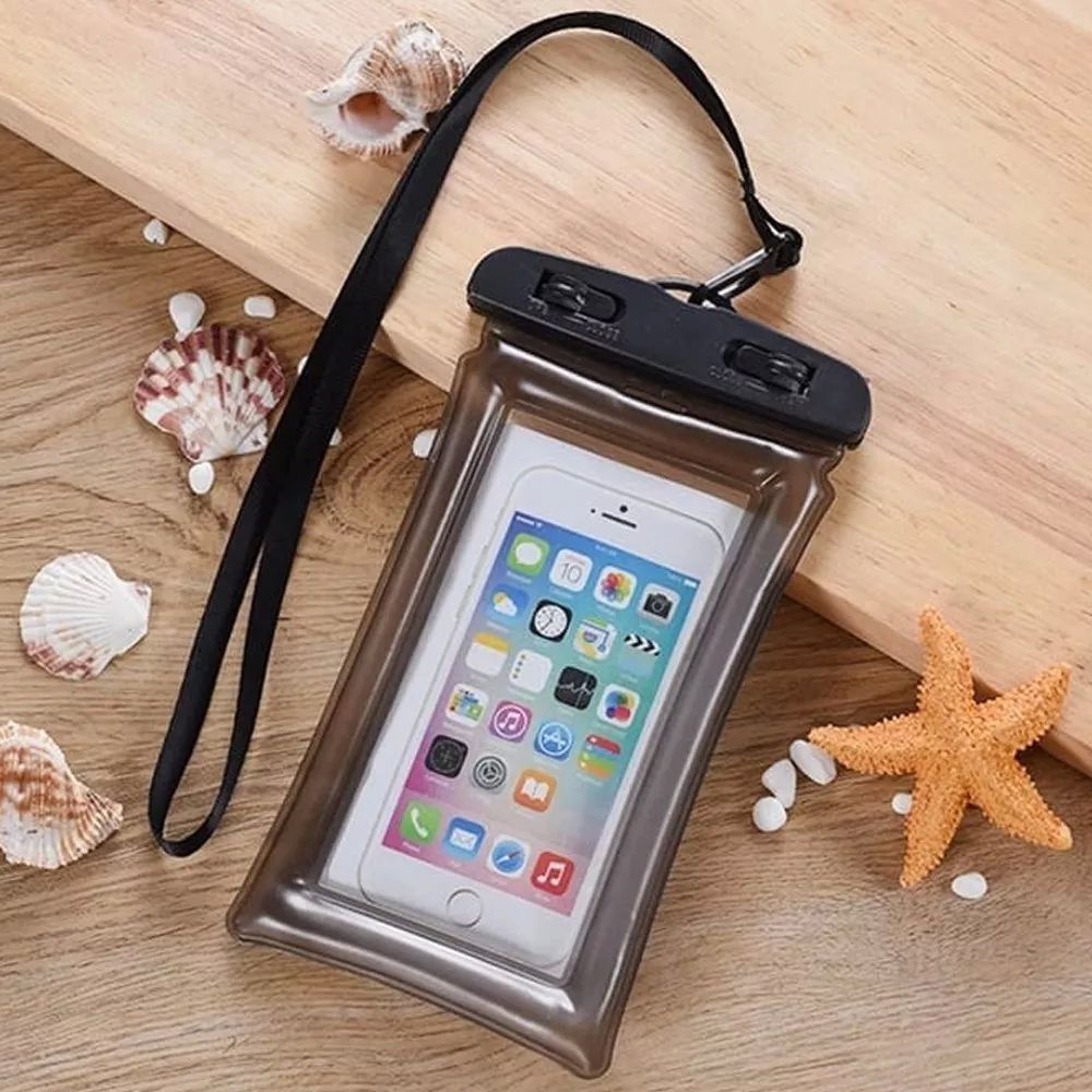 Funda Protectora Sumergible Contra Agua Celular Con Flotador.