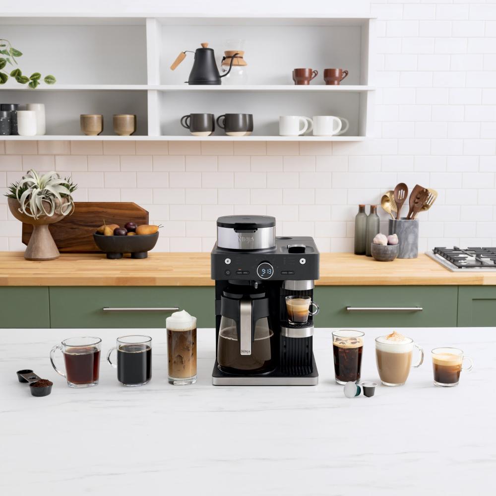 Cafetera para 12 tazas - Ninja Espresso & Coffee Barista System CFN601