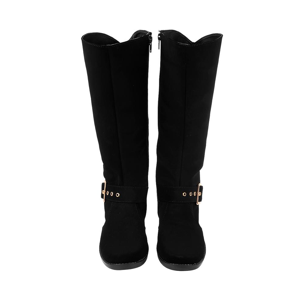 Bota Mujer Casual Tacon Negro Stfashion 00304301