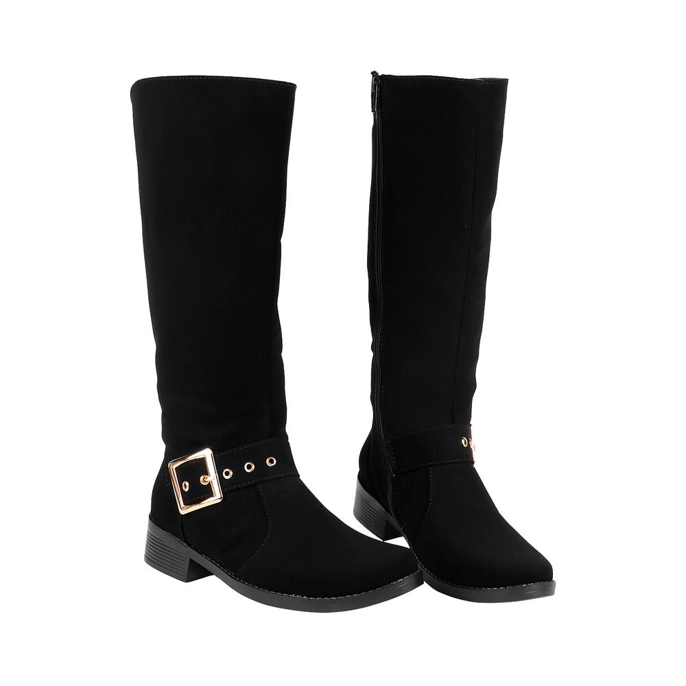 Bota Mujer Casual Tacon Negro Stfashion 00304301