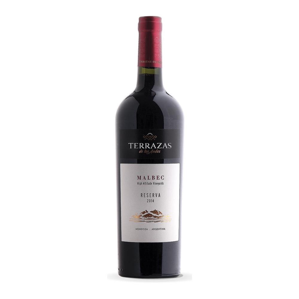 Pack de 4 Vino Tinto Terrazas De Los Andes Reserva Malbec 750 ml
