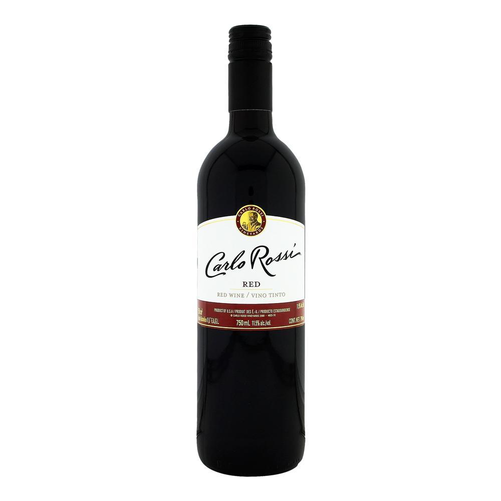 Pack de 4 Vino Tinto Carlo Rossi Red 750 ml