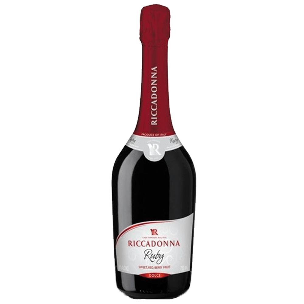 Pack de 12 Vino Espumoso Ruby Riccadonna Malvasia 750 ml