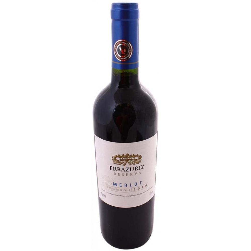 Pack de 4 Vino Tinto Errazuriz Reserva Merlot 750 ml