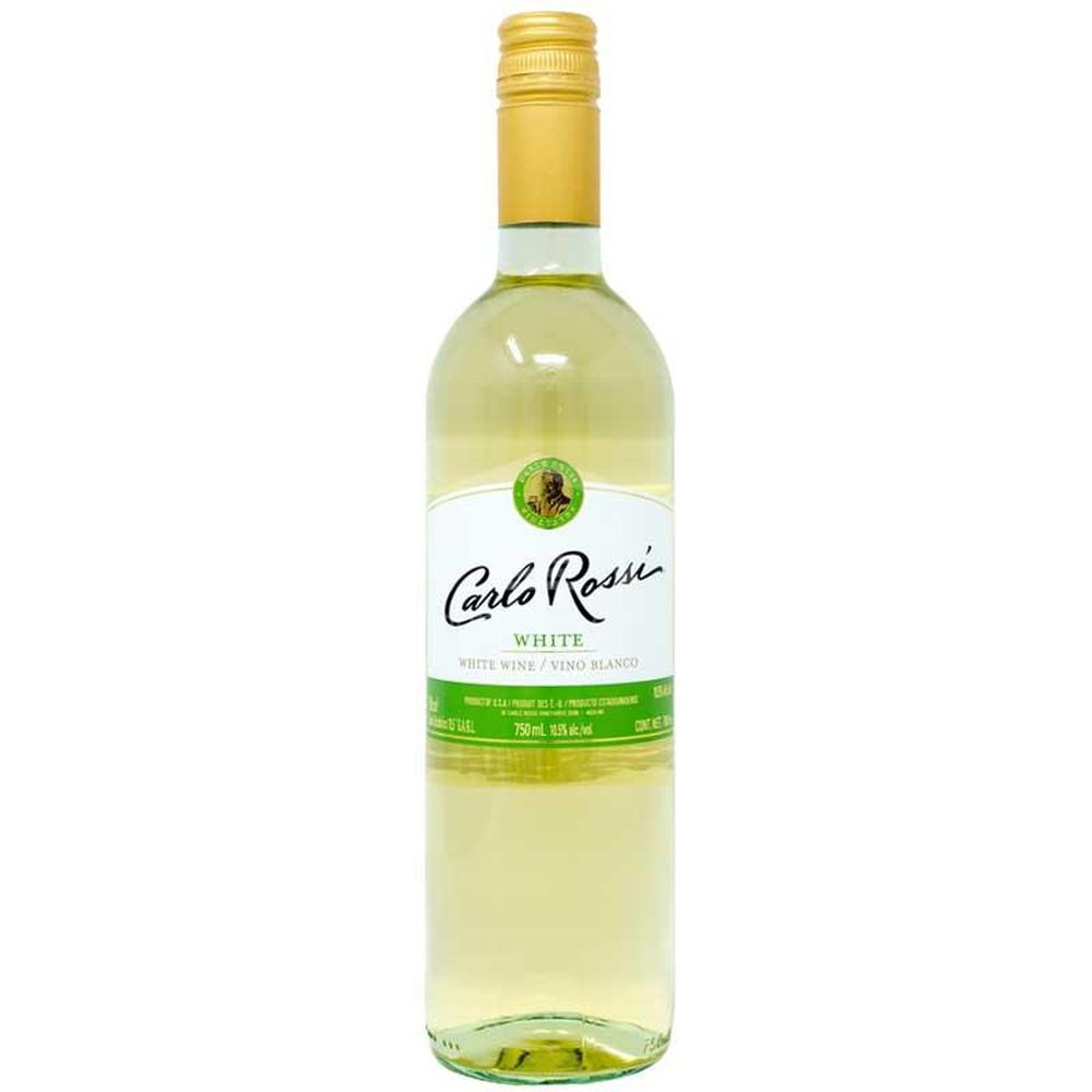 Pack de 6 Vino Blanco Carlo Rossi White 750 ml