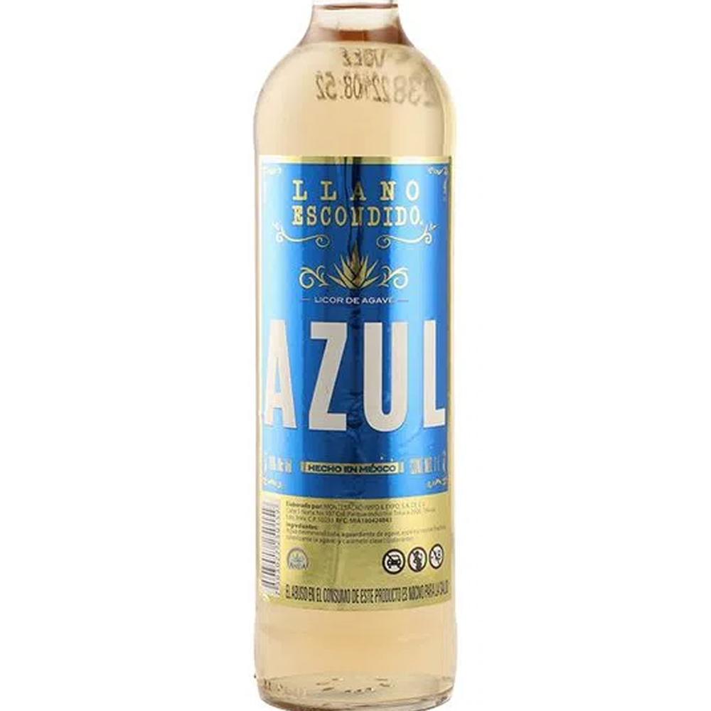 Pack de 4 Licor de Agave Llano Escondido Azul 1 L